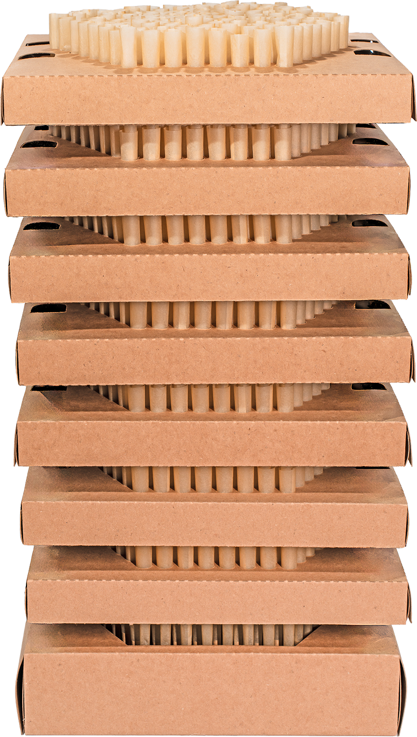 King Stax 169 Series 109mm Unbleached Cones 1,183 Pre-Loaded Cones